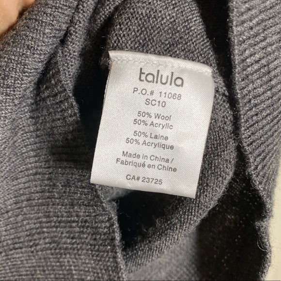 Talula Gray Wool Vest - Picture 4 of 5